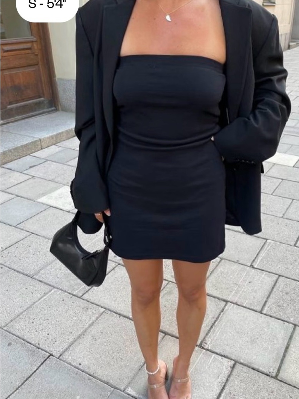 Djerf Avenue Black Tube Dress